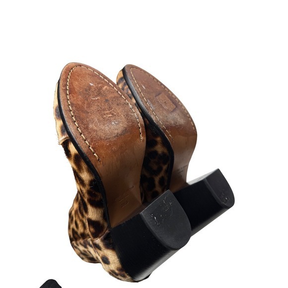 Rag Bone newbury Leopard Print Calf Hair Ankle Boots - Picture 6 of 8